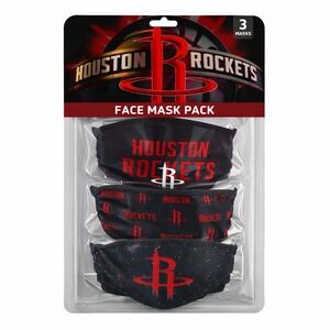 Face Mask (3) "Houston Rockets" Ultra Game